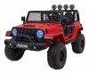 Auto terenowe OFF-ROAD 3.0 dla dzieci Czerwony + Pilot + Wolny Start + Pasy + Audio LED